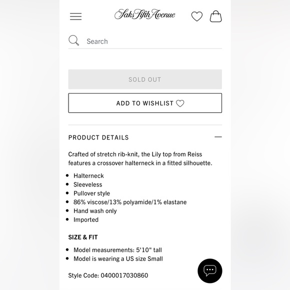 Reiss Lily Rib-Knit Halter Top - Picture 10 of 10